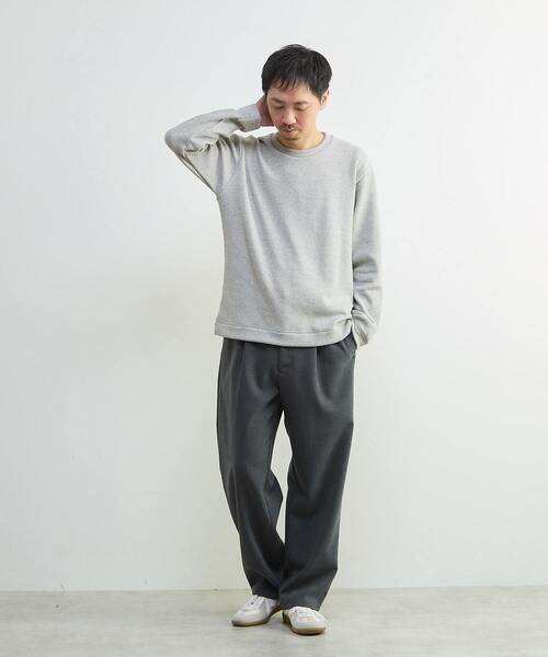 MEN'S MELROSE（メンズメルローズ）の「ボンバーヒートTシャツ（Tシャツ/カットソー・メンズ・ライトグレー/ホワイト×ブラック・2/4/3）」の12枚目の写真