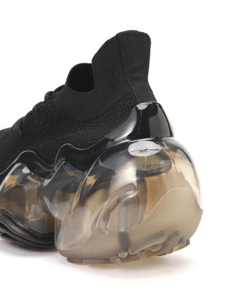 grounds（グラウンズ）の「grounds/グラウンズ/MOOPIE/BLK（スニーカー・レディース・ブラック・38/39/40/37）」の6枚目の写真