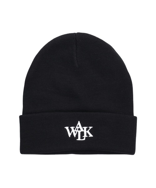 styles（スタイルス）の「WALK IN PARIS signature beanie 24FW BEANIE（ニットキャップ/ビーニー・メンズ・ホワイト/ブラック・ONE SIZE）」の2枚目の写真