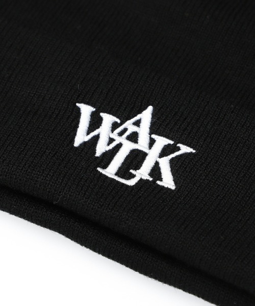 styles（スタイルス）の「WALK IN PARIS signature beanie 24FW BEANIE（ニットキャップ/ビーニー・メンズ・ホワイト/ブラック・ONE SIZE）」の4枚目の写真