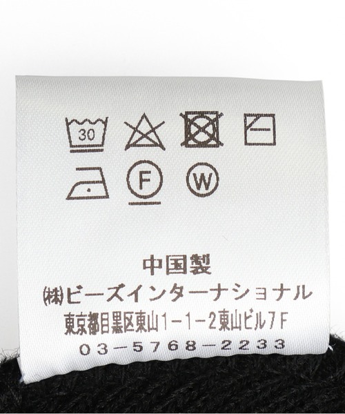 styles（スタイルス）の「WALK IN PARIS signature beanie 24FW BEANIE（ニットキャップ/ビーニー・メンズ・ホワイト/ブラック・ONE SIZE）」の6枚目の写真