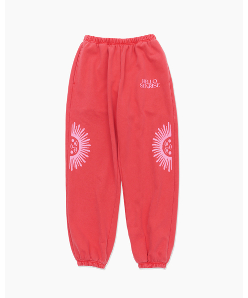 HELLO SUNRISE(ハローサンライズ)の「HS OG Logo Sweatpants_VTG Pink(スウェットパンツ・レディース・ピンク・SMALL/MEDIUM/LARGE)」の1枚目の写真