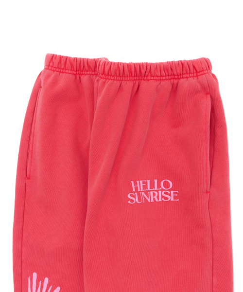 HELLO SUNRISE(ハローサンライズ)の「HS OG Logo Sweatpants_VTG Pink(スウェットパンツ・レディース・ピンク・SMALL/MEDIUM/LARGE)」の3枚目の写真