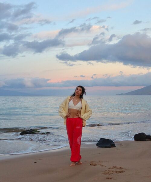 HELLO SUNRISE(ハローサンライズ)の「HS OG Logo Sweatpants_VTG Pink(スウェットパンツ・レディース・ピンク・SMALL/MEDIUM/LARGE)」の7枚目の写真