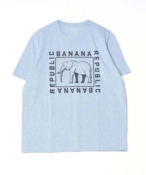 BANANA REPUBLIC FACTORY STORE(バナナリパブリック ファクトリーストア)の「BANANA REPUBLIC FACTORY STORE ロゴグラフィックTシャツ(Tシャツ/カットソー・メンズ・ネイビー/ブルー・XL/L/M/S)」の5枚目の写真