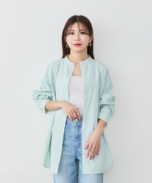 【ZOZO限定】ストライプバンドカラーシャツ