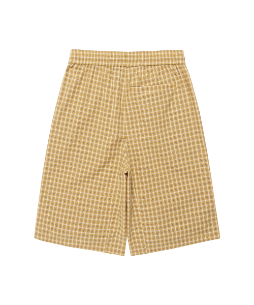 THEVINYLHOUSE(ザバイニルハウス)の「スリークォーターチェックパンツ イエロー(その他パンツ・メンズ・その他・S/M/L)」の2枚目の写真
