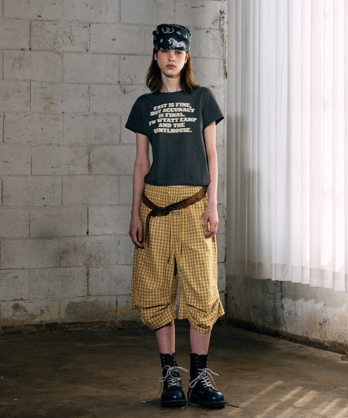 THEVINYLHOUSE(ザバイニルハウス)の「スリークォーターチェックパンツ イエロー(その他パンツ・メンズ・その他・S/M/L)」の8枚目の写真