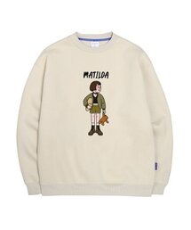 OHP x MOAI イノセントガール 裏起毛スウェット
