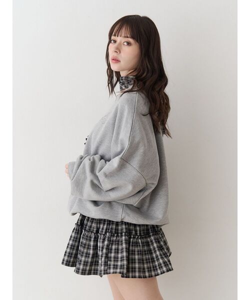 jouetie（ジュエティ）の「DOGプリントプルオーバー スウェット（スウェット・レディース・グレー/ブラック/グリーン・MEDIUM）」の7枚目の写真