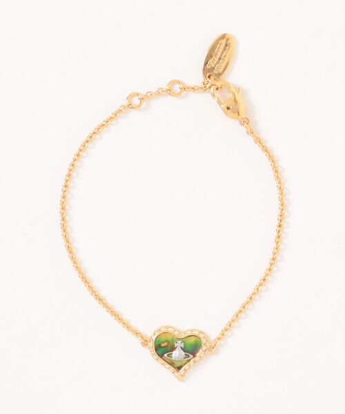 Vivienne Westwood(ヴィヴィアンウエストウッド)の「PETRA BRACELET(ネックレス・レディース・シルバー/ピンク/グリーン系その他・FREE)」の1枚目の写真