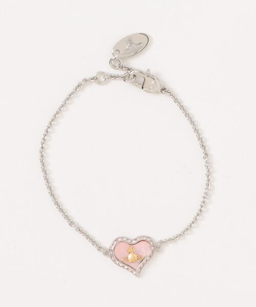 Vivienne Westwood(ヴィヴィアンウエストウッド)の「PETRA BRACELET(ネックレス・レディース・シルバー/ピンク/グリーン系その他・FREE)」の2枚目の写真
