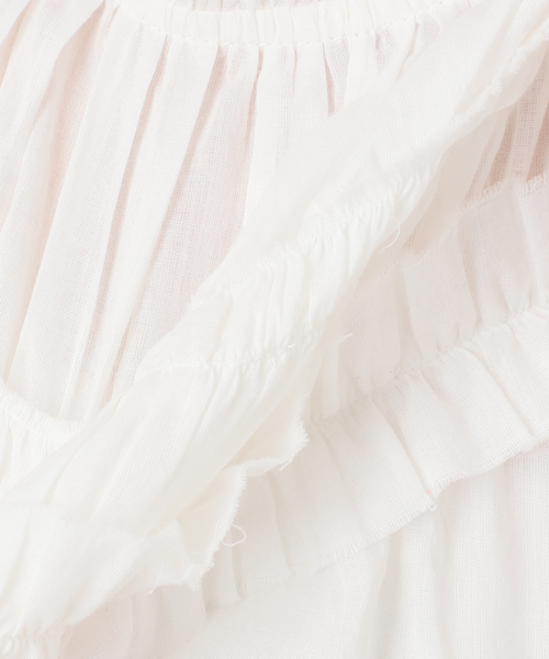 B.C STOCK（ベーセーストック）の「《追加》手洗い可 / ボイル2WAYギャザーブラウス（シャツ/ブラウス・レディース・ホワイト/ブラウン/ブラック・FREE）」の16枚目の写真