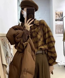 ヴィンテージチェック ルーズシャツ