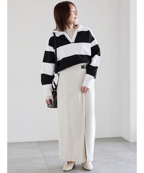 Te chichi(テチチ)の「ラガーニット《2026 spring catalog item》(ニット/セーター・レディース・ネイビー/その他・F)」の22枚目の写真