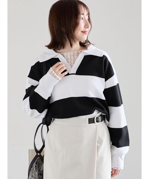 Te chichi(テチチ)の「ラガーニット《2026 spring catalog item》(ニット/セーター・レディース・ネイビー/その他・F)」の20枚目の写真