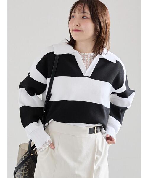 Te chichi(テチチ)の「ラガーニット《2026 spring catalog item》(ニット/セーター・レディース・ネイビー/その他・F)」の19枚目の写真