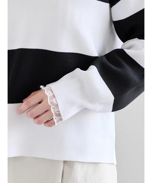 Te chichi（テチチ）の「ラガーニット《2026 spring catalog item》（ニット/セーター・レディース・ネイビー/その他・F）」の14枚目の写真