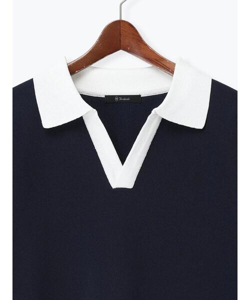 Te chichi（テチチ）の「ラガーニット《2026 spring catalog item》（ニット/セーター・レディース・ネイビー/その他・F）」の18枚目の写真