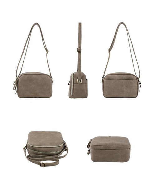 LIZDAYS(リズデイズ)の「LIZDAYS FAKE LEATHER WALLET BAG(ショルダーバッグ・レディース・グレイッシュベージュ/ブラック/キャメル・FREE)」の4枚目の写真