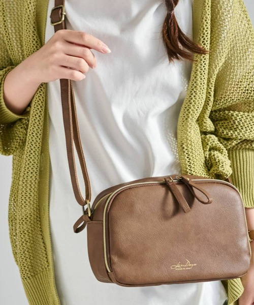 LIZDAYS(リズデイズ)の「LIZDAYS FAKE LEATHER WALLET BAG(ショルダーバッグ・レディース・グレイッシュベージュ/ブラック/キャメル・FREE)」の7枚目の写真