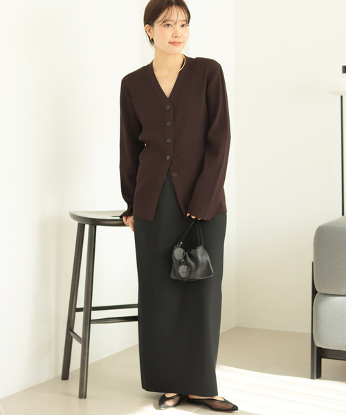 plage（プラージュ）の「《追加》R’IAM ダイバータイトスカート（スカート・レディース・ブラック/ブラウン・34/36/38/40）」の8枚目の写真