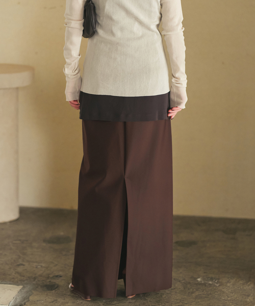 plage（プラージュ）の「《追加》R’IAM ダイバータイトスカート（スカート・レディース・ブラック/ブラウン・34/36/38/40）」の3枚目の写真