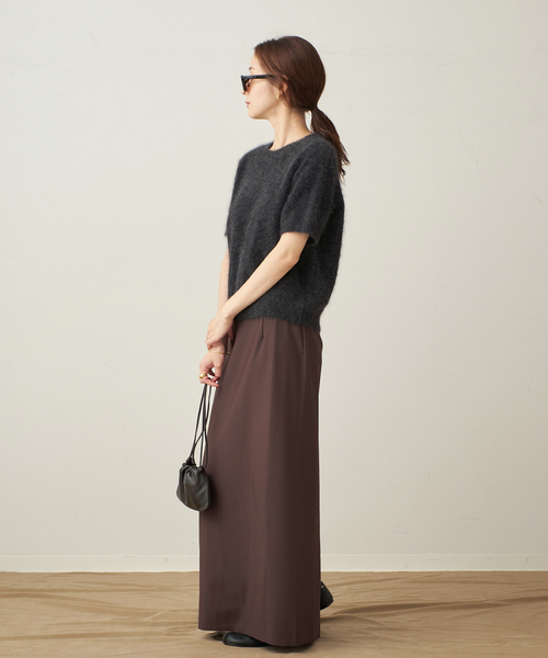 plage（プラージュ）の「《追加》R’IAM ダイバータイトスカート（スカート・レディース・ブラック/ブラウン・34/36/38/40）」の5枚目の写真