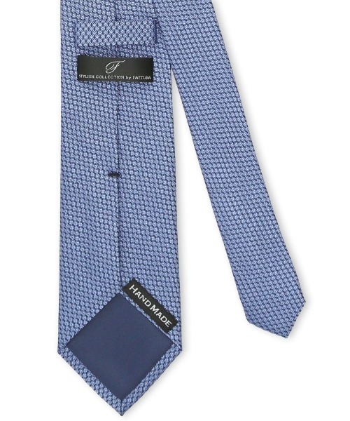 TAKA-Q(タカキュー)の「ネクタイ メンズ ビジネス ファットゥーラ/FATTURA 撥水 シルク レギュラー 8.0cm幅(ネクタイ・メンズ・グレー系その他2/ネイビー/ブルー・FREE)」の12枚目の写真