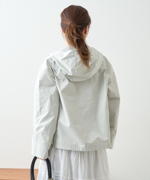 GEVACO（ゲバコ）の「【GEVACO】フーディジャケット（ブルゾン・レディース・グリーン/ベージュ・MEDIUM/LARGE）」の15枚目の写真