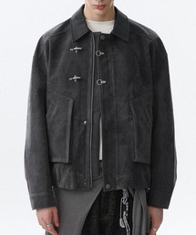 JOHNNY WOLF（ジョニーウルフ）の「REG ファイヤーマンバックル ハリントンジャケット（ブルゾン）」