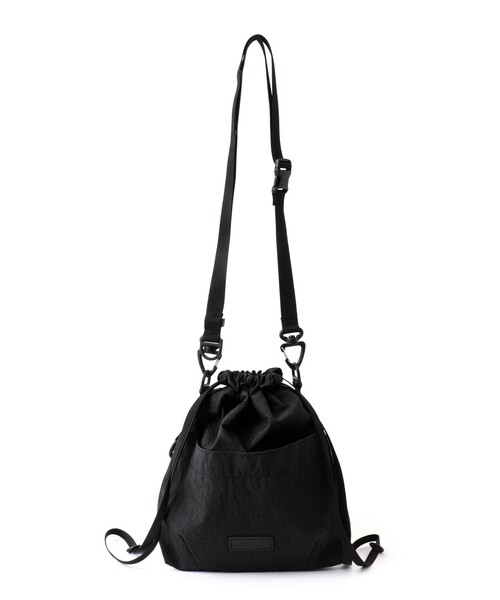 BAICYCLON by Bagjack（バイシクロン バイ バグジャック）の「【BAICYCLON by bagjack/バイシクロン バイ バッグジャック】BCL-114 DRAWSTRING SHOULDER BAG（ショルダーバッグ・メンズ・ブラック・FREE）」の2枚目の写真