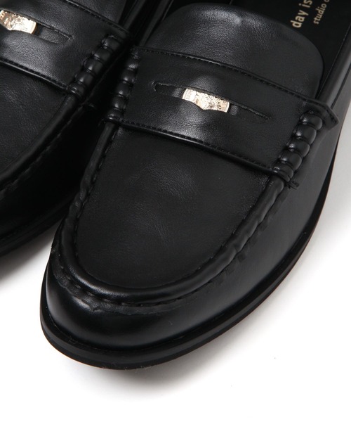 studio CLIP（スタディオクリップ）の「【CLIP BY STAFF/saito企画】コインローファー（ローファー・レディース・キャメル/ブラック・LARGE/MEDIUM）」の10枚目の写真