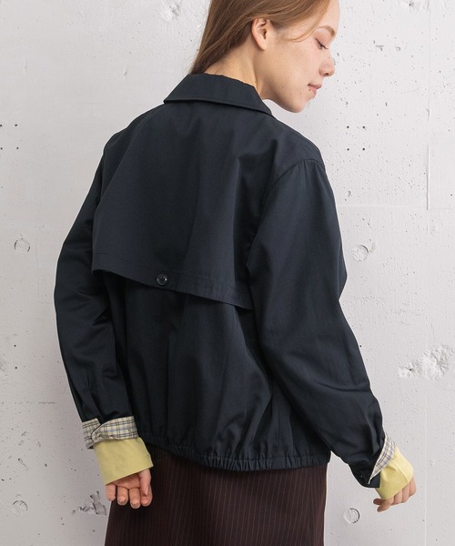 POU DOU DOU（プードゥドゥ）の「HRUプリントスイングトップ（その他アウター・レディース・レッド/ネイビー/ベージュ・3）」の13枚目の写真