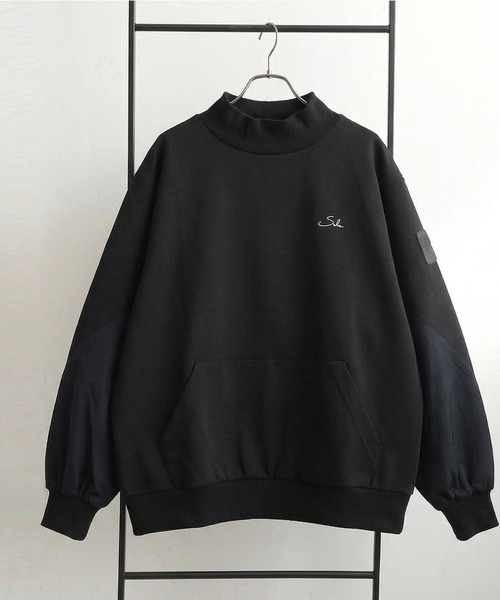 antiqua(アンティカ)の「モックネック ポンチ スウェット(スウェット・レディース・ブラック・ML/LXL)」の11枚目の写真