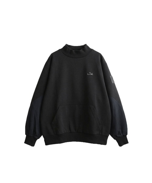 antiqua(アンティカ)の「モックネック ポンチ スウェット(スウェット・レディース・ブラック・ML/LXL)」の12枚目の写真
