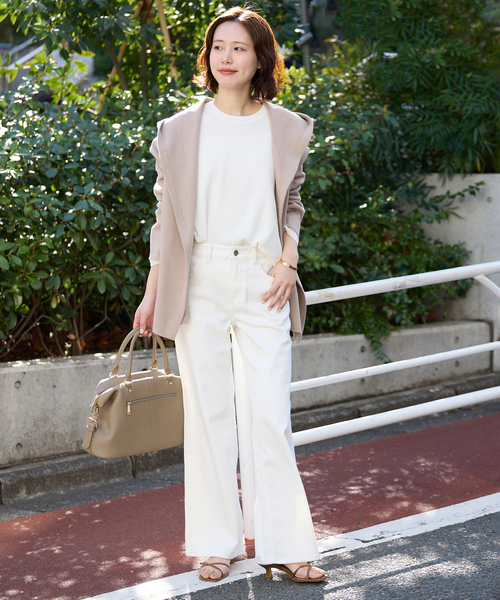 SLOBE IENA(スローブイエナ)の「《WEB限定》ニットフーディーカーディガン(カーディガン/ボレロ・レディース・ベージュ/ブラック・FREE)」の20枚目の写真