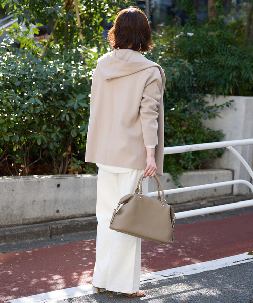 SLOBE IENA(スローブイエナ)の「《WEB限定》ニットフーディーカーディガン(カーディガン/ボレロ・レディース・ベージュ/ブラック・FREE)」の19枚目の写真