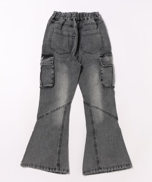 ANAP GｉRL（アナップガール）の「カーゴフレアパンツ（その他パンツ・キッズ・ブラック/ライトブルー・M/S/XS）」の12枚目の写真