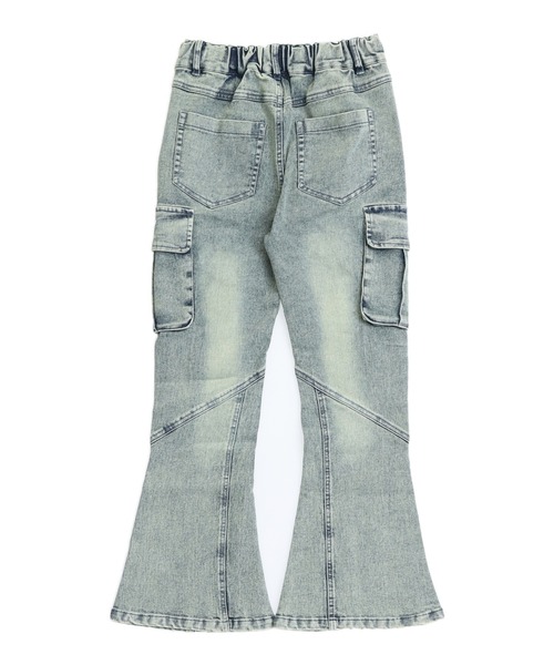 ANAP GｉRL（アナップガール）の「カーゴフレアパンツ（その他パンツ・キッズ・ブラック/ライトブルー・M/S/XS）」の15枚目の写真