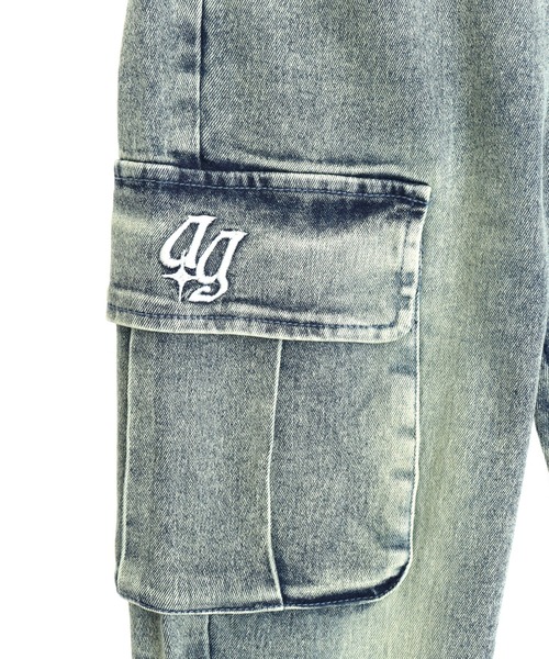 ANAP GｉRL（アナップガール）の「カーゴフレアパンツ（その他パンツ・キッズ・ブラック/ライトブルー・M/S/XS）」の18枚目の写真