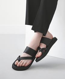 WETHEROAD（ウィーザロード）の「WTRD4107 アーチャーフリップフロップ メットブラック [230 290mm]（サンダル）」