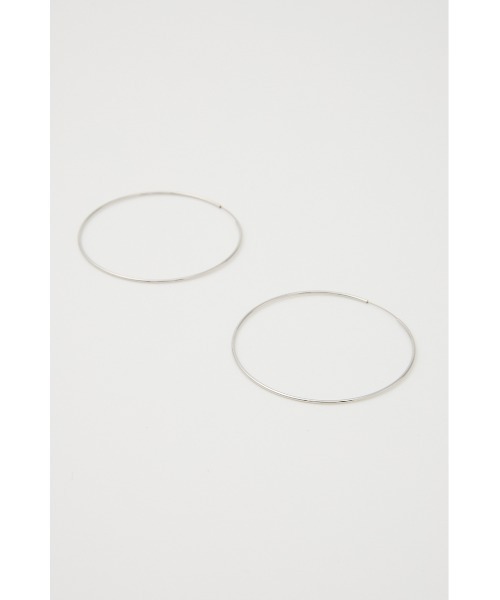 LAGUA GEM(ラグアジェム)の「THIN HOOP ピアス(ピアス(両耳用)・レディース・シルバー/ゴールド・FREE)」の3枚目の写真