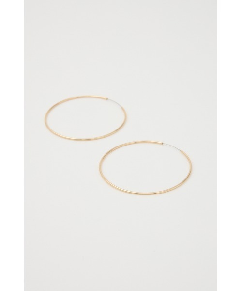 LAGUA GEM(ラグアジェム)の「THIN HOOP ピアス(ピアス(両耳用)・レディース・シルバー/ゴールド・FREE)」の8枚目の写真