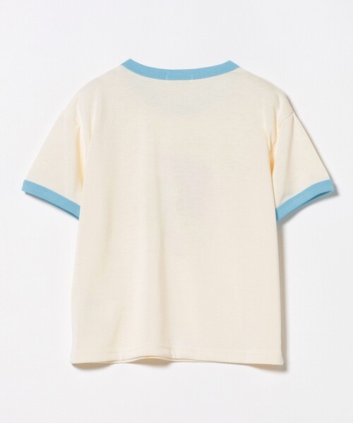 BEAMS mini（ビームスミニ）の「リンガープリントTシャツ 2026SS（90～130cm）（Tシャツ/カットソー・キッズ・イエロー系その他5/オフホワイト・110/90/100/120/130）」の7枚目の写真