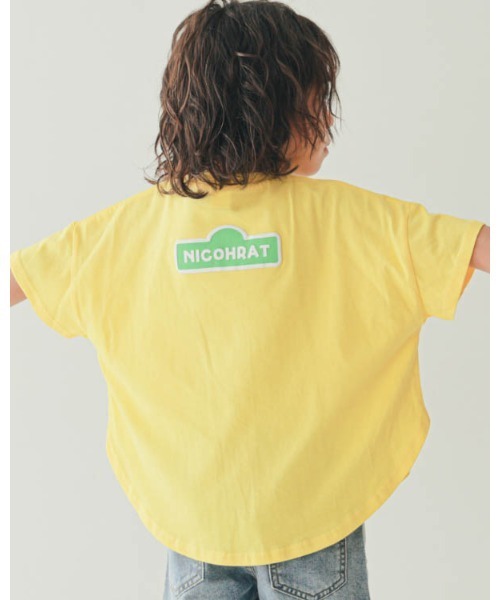 nicohrat（ニコフラート）の「ニコフラート モンスターなりきり Tシャツ（Tシャツ/カットソー・キッズ・イエロー/ピンク/グリーン/レッド/サックスブルー・90cm/100cm/110cm/120cm/130cm/140cm）」の13枚目の写真