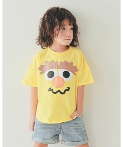 nicohrat（ニコフラート）の「ニコフラート モンスターなりきり Tシャツ（Tシャツ/カットソー・キッズ・イエロー/ピンク/グリーン/レッド/サックスブルー・90cm/100cm/110cm/120cm/130cm/140cm）」の12枚目の写真