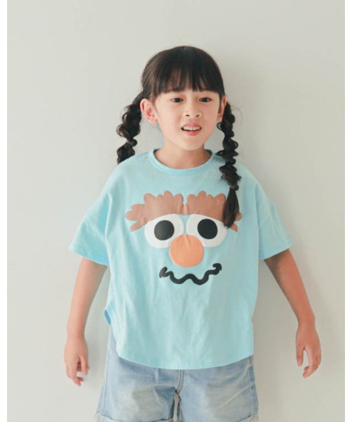 nicohrat（ニコフラート）の「ニコフラート モンスターなりきり Tシャツ（Tシャツ/カットソー・キッズ・イエロー/ピンク/グリーン/レッド/サックスブルー・90cm/100cm/110cm/120cm/130cm/140cm）」の10枚目の写真