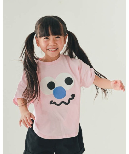 nicohrat（ニコフラート）の「ニコフラート モンスターなりきり Tシャツ（Tシャツ/カットソー・キッズ・イエロー/ピンク/グリーン/レッド/サックスブルー・90cm/100cm/110cm/120cm/130cm/140cm）」の15枚目の写真