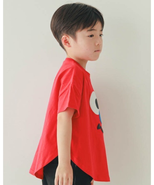 nicohrat（ニコフラート）の「ニコフラート モンスターなりきり Tシャツ（Tシャツ/カットソー・キッズ・イエロー/ピンク/グリーン/レッド/サックスブルー・90cm/100cm/110cm/120cm/130cm/140cm）」の17枚目の写真